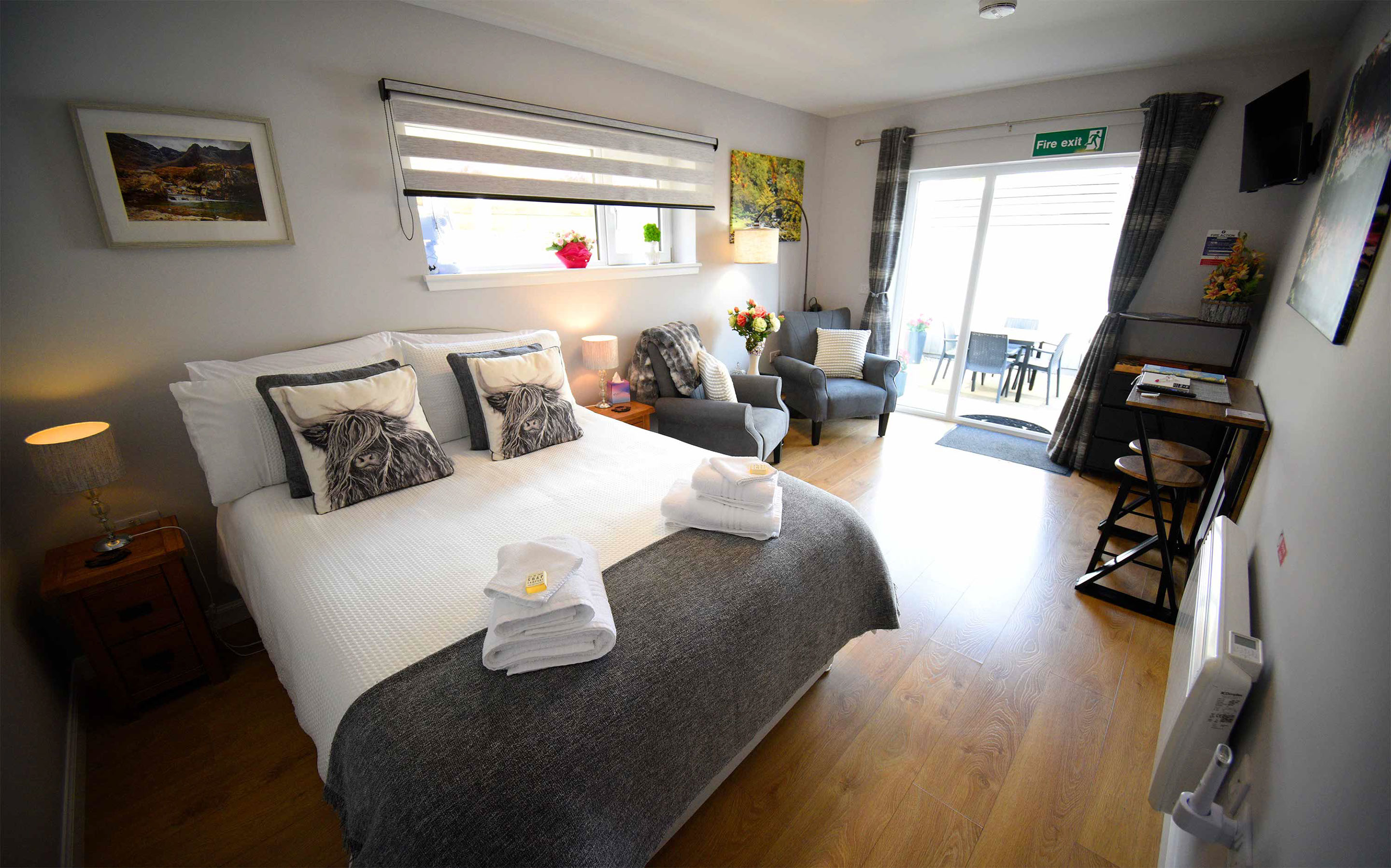 Double Room Accommodation at 13 Matheson Place Self Catering Accommodation in Portree
